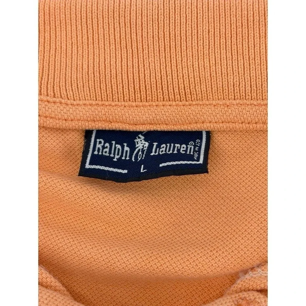 Polo Ralph Lauren, Vintage, Polo Shirt, Orange, Men's Size Large